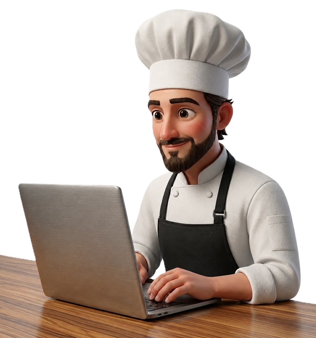 Un restaurateur consulte son interface Ovidium